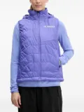 adidas TERREX quilted hooded vest - Purple