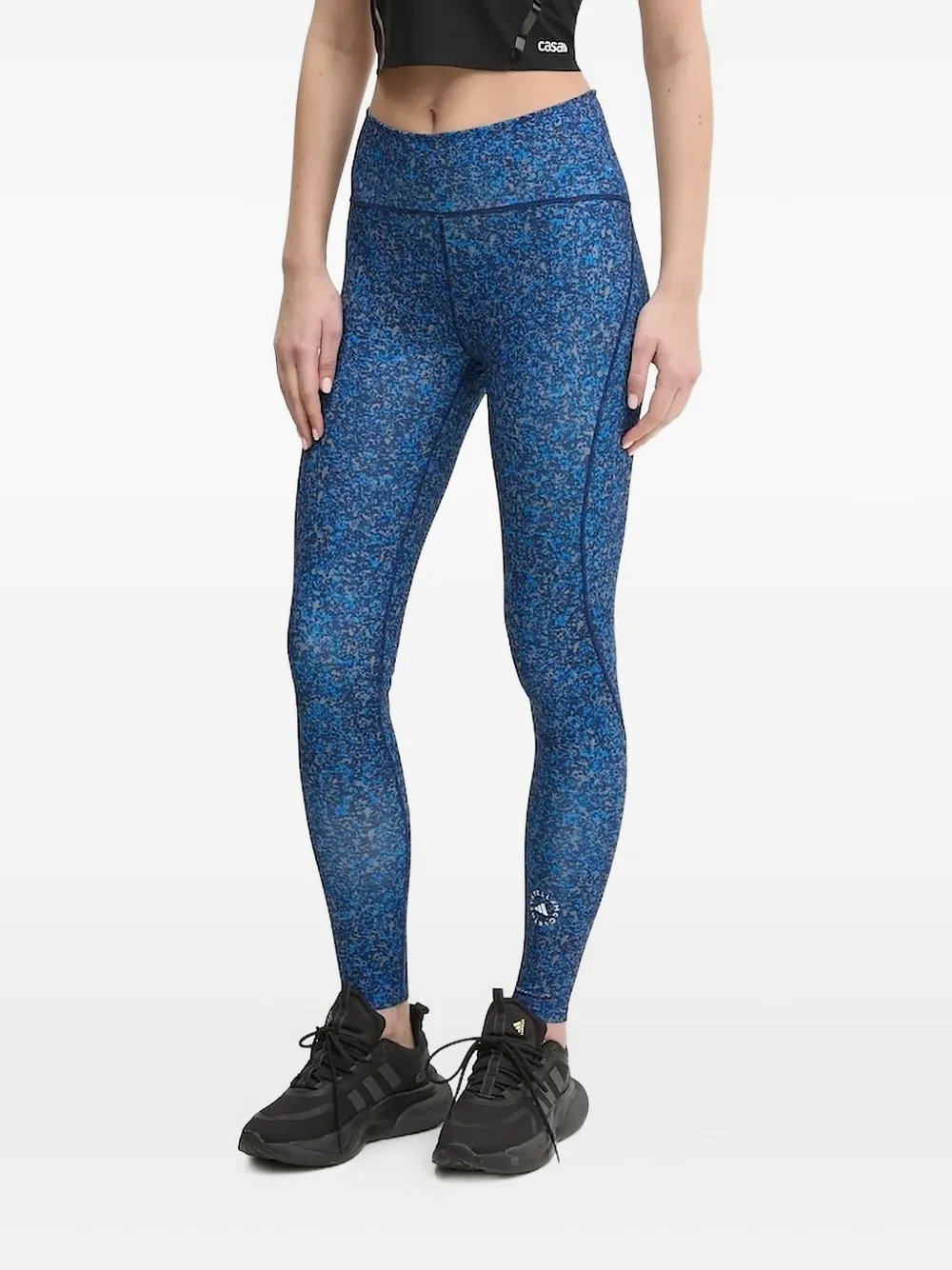 Adidas by Stella McCartney scattered-print leggings Blauw
