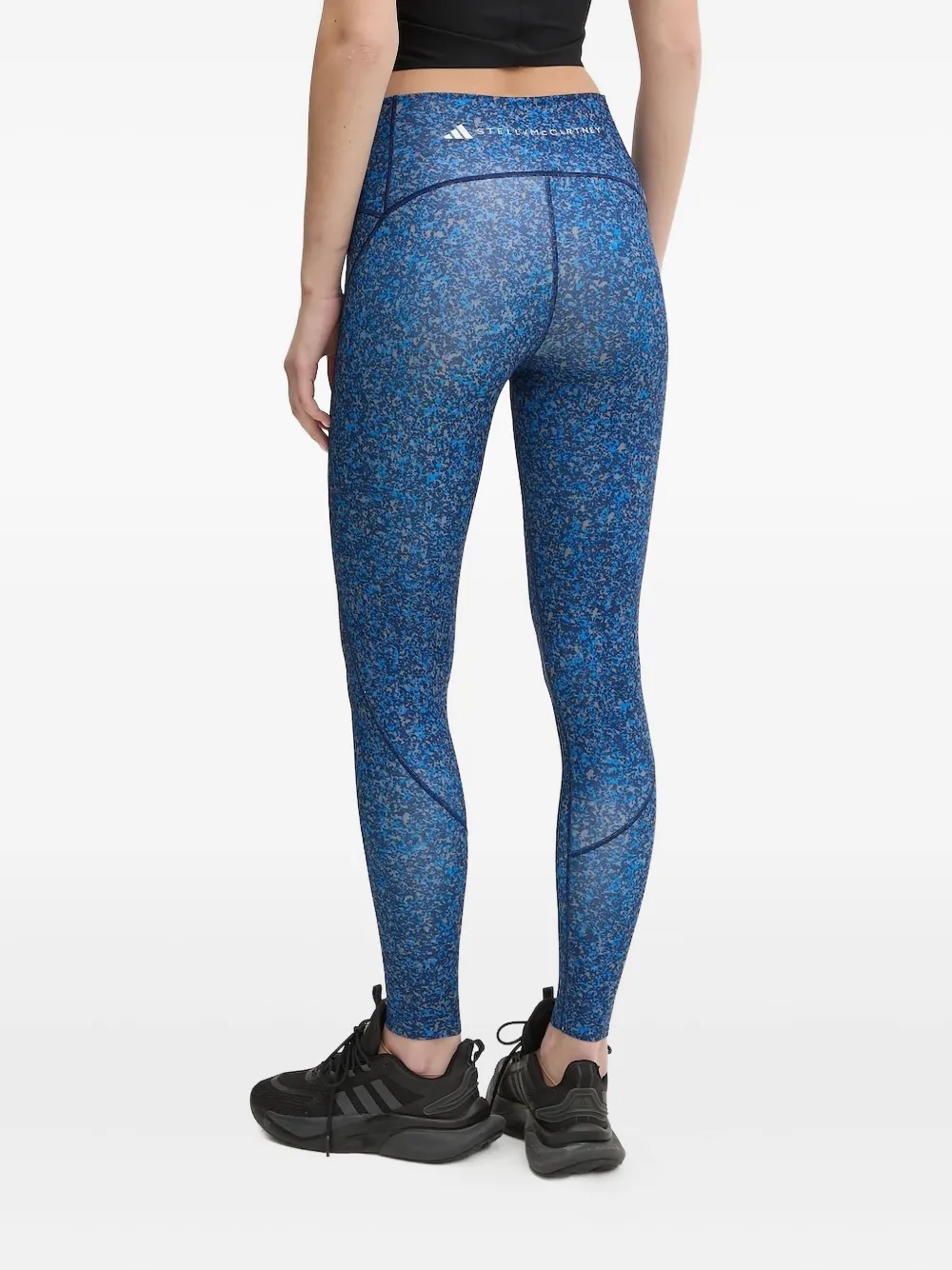 adidas by Stella McCartney scattered-print leggings Blauw