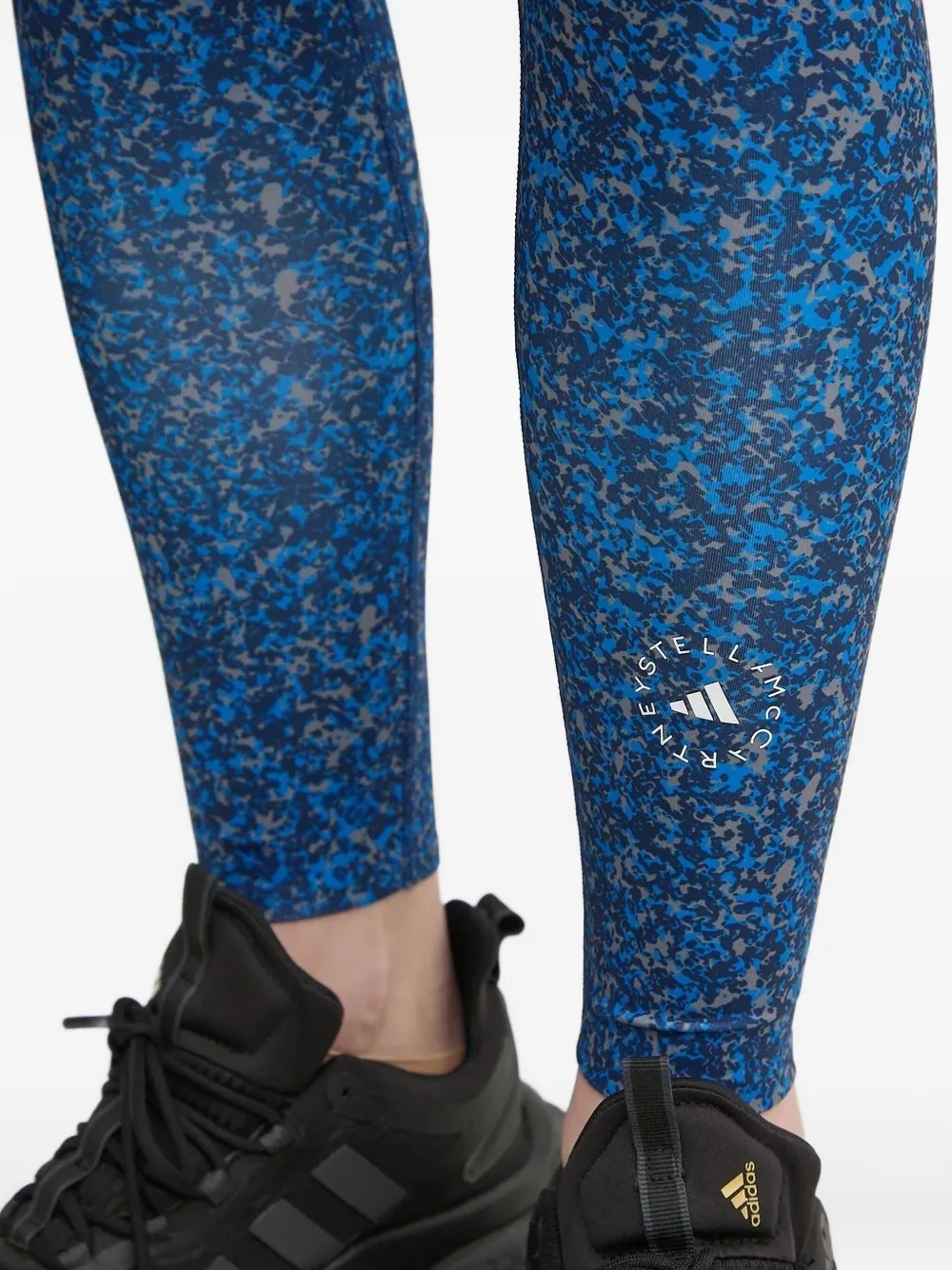 adidas by Stella McCartney scattered-print leggings Blauw