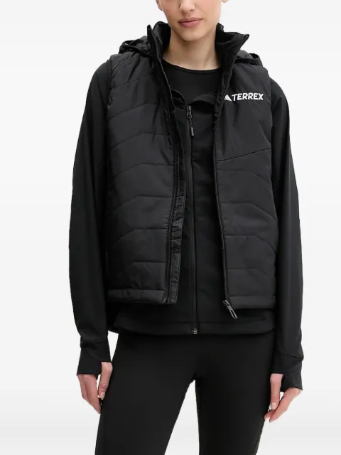 adidas quilted hooded vest