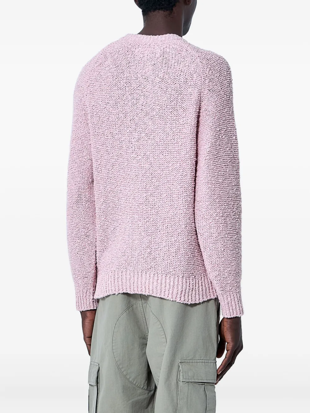 NOAH NY crew-neck cotton sweater Roze