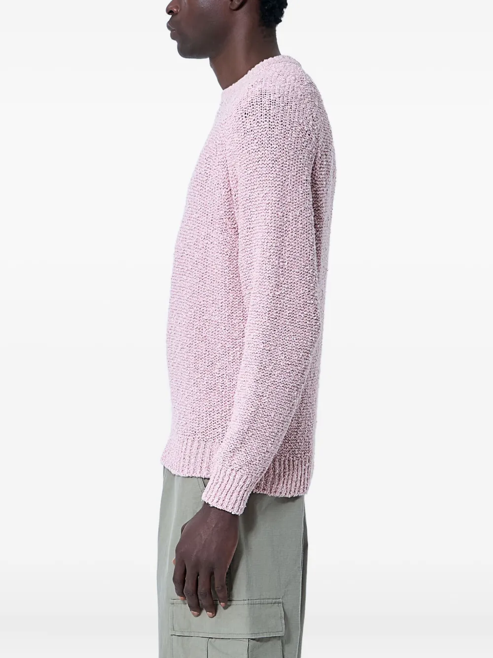 NOAH NY crew-neck cotton sweater Roze