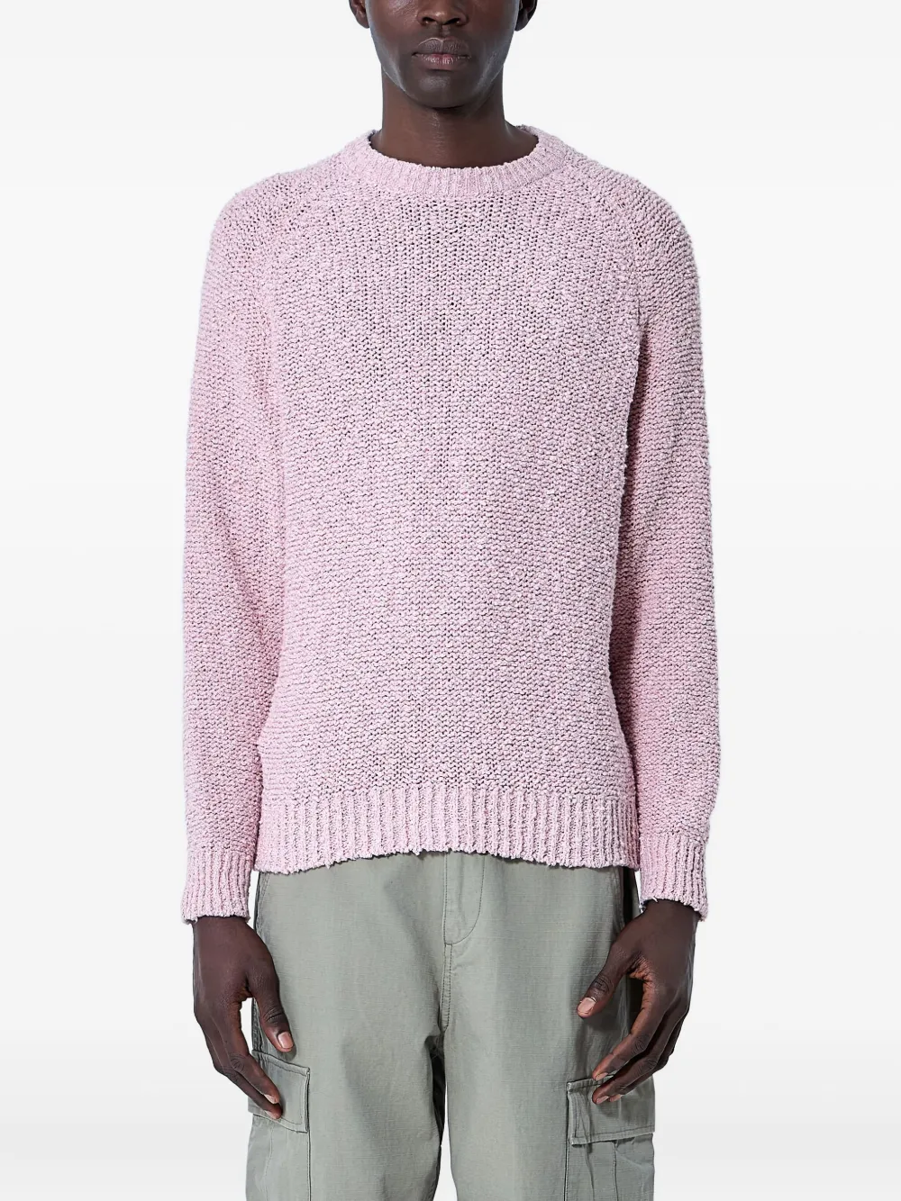 NOAH NY crew-neck cotton sweater - ピンク NOAH NY crew-neck cotton sweater - ピンク