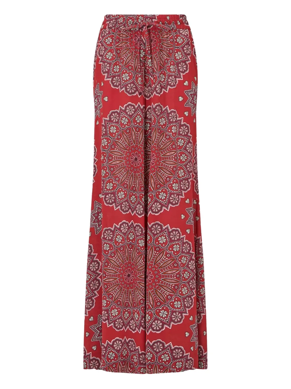 paisley-print trousers