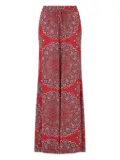 Hayley Menzies paisley-print trousers - Red