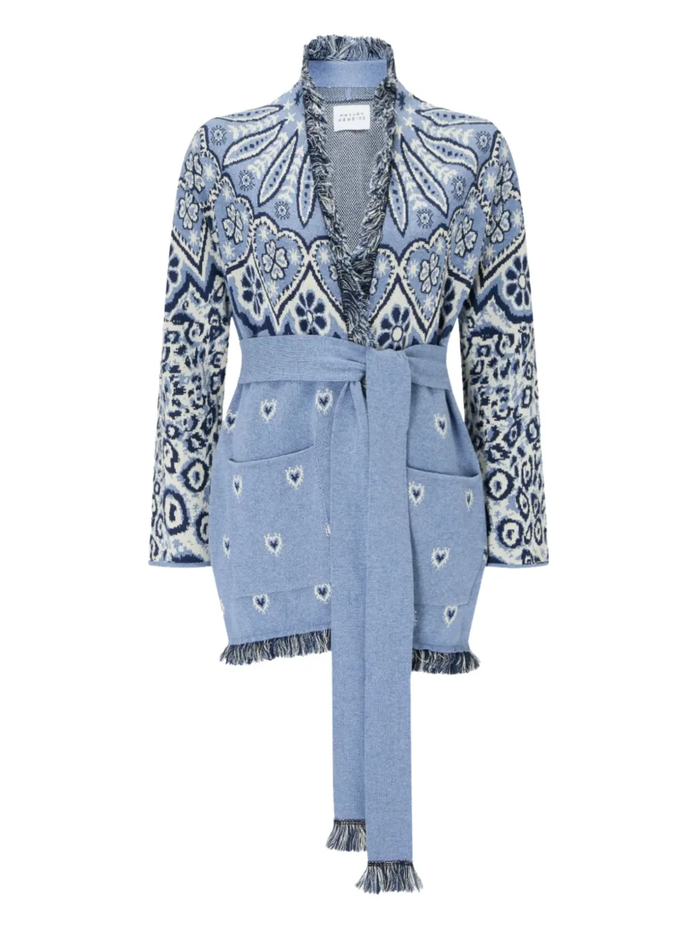 Dalton patterned cardigan