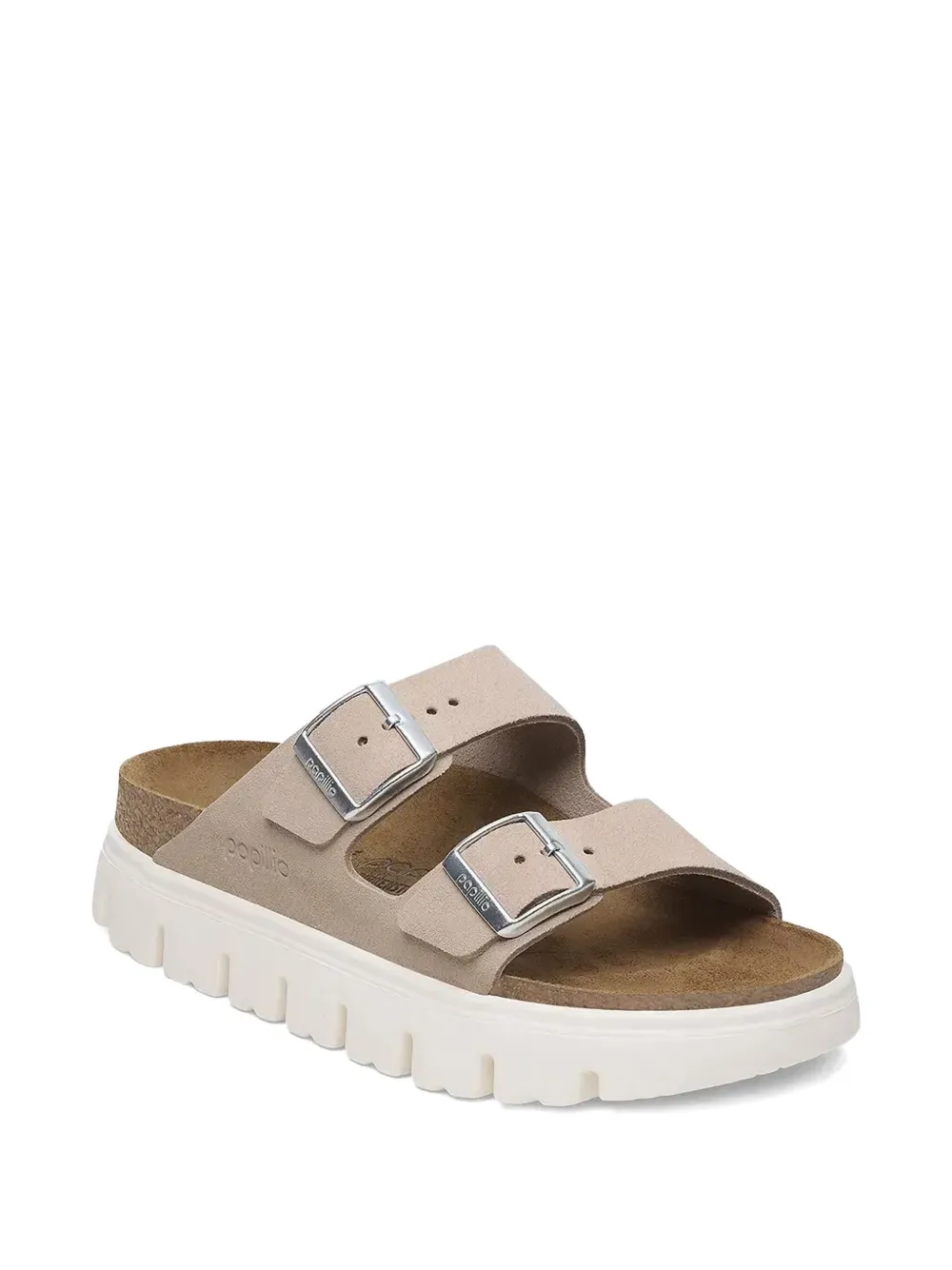 Birkenstock Arizona double-buckle platform sandals - Roze
