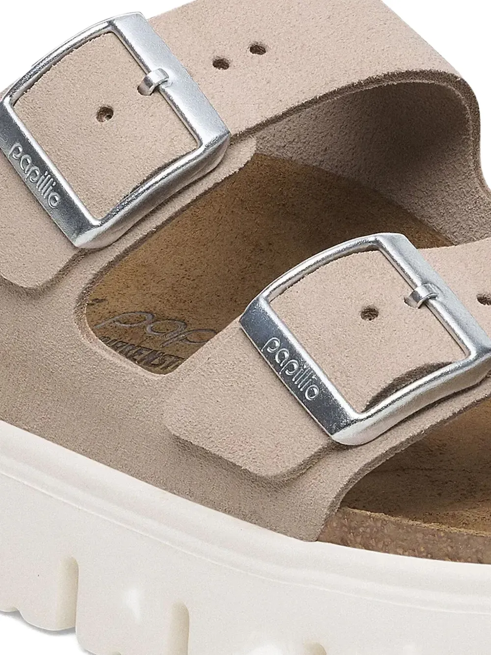 Birkenstock Arizona double-buckle platform sandals Pink