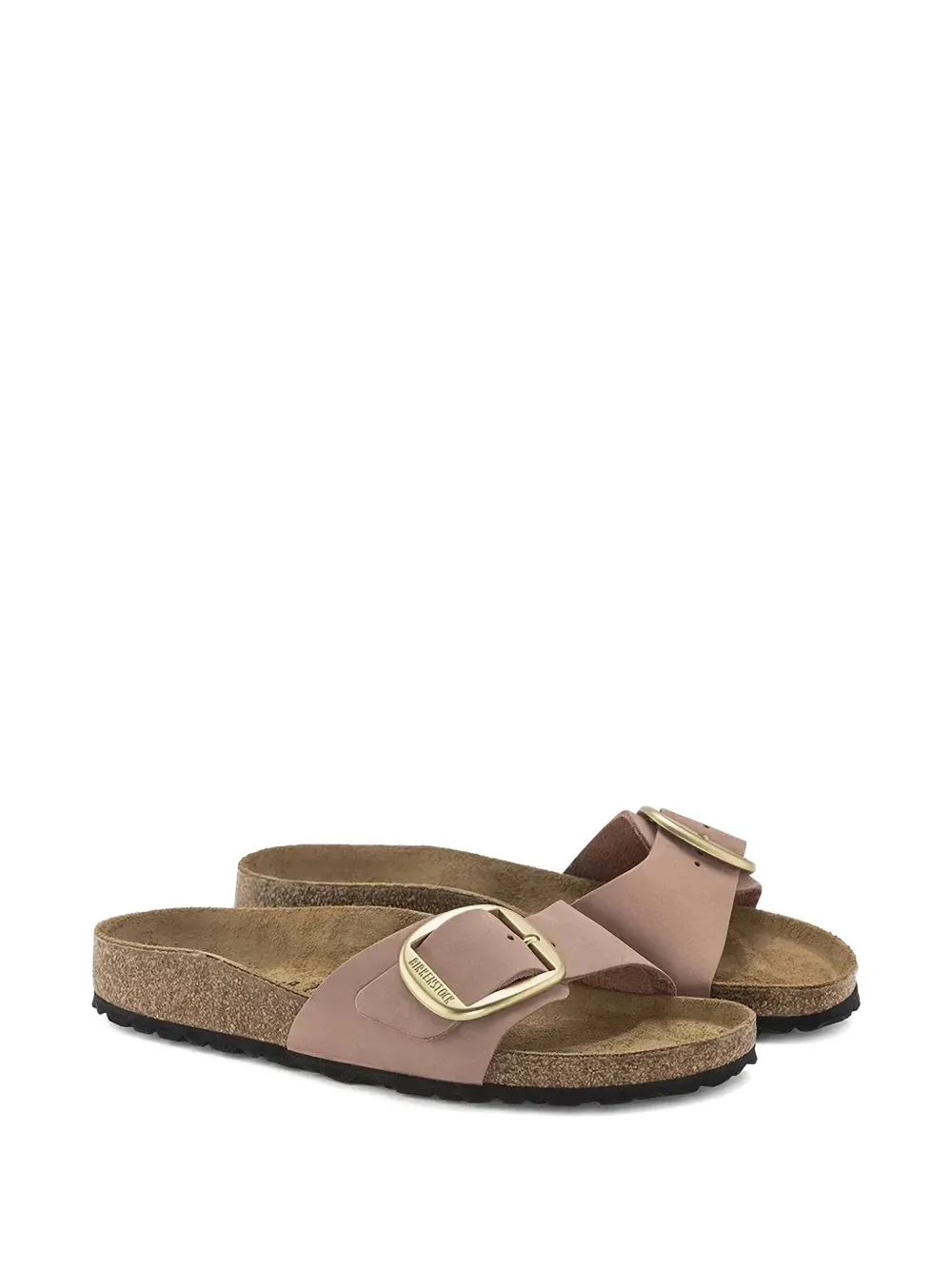 Birkenstock Madrid buckle-detail slide sandals Pink