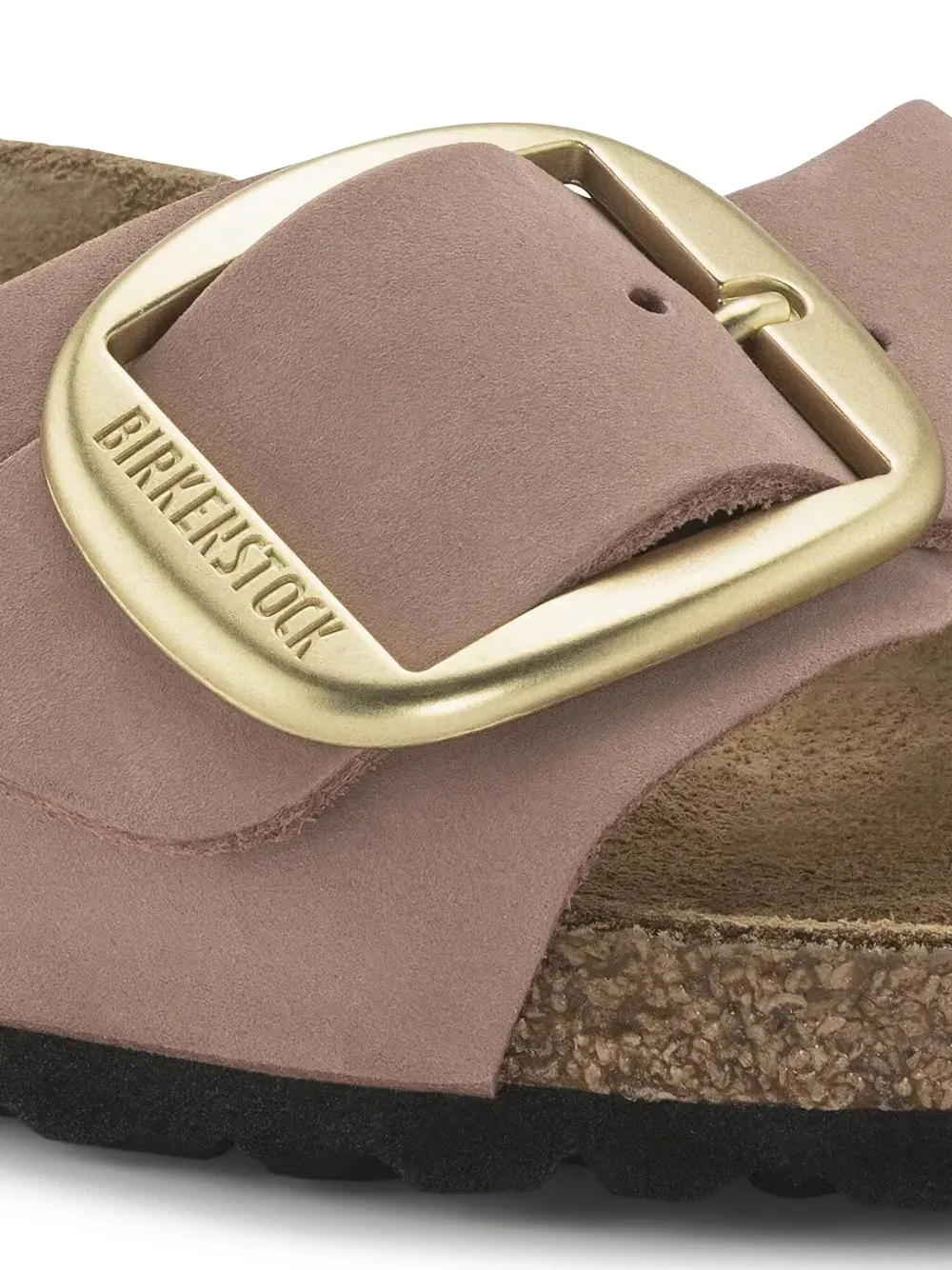 Birkenstock Madrid buckle-detail slide sandals Pink