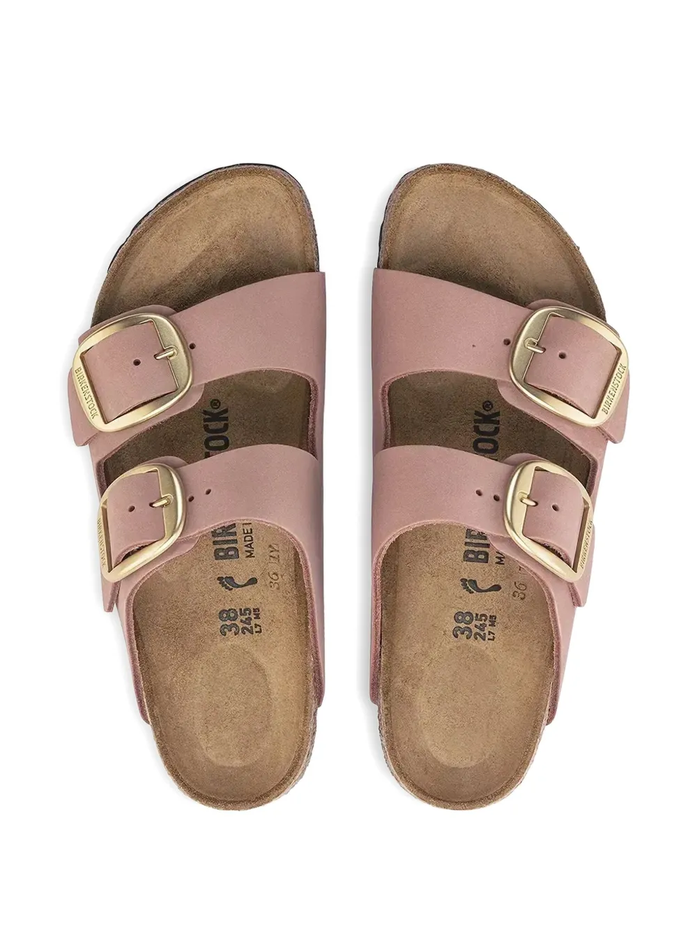 Birkenstock Arizona double-buckle slide sandals Pink