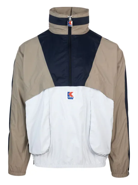 K-Way R&D Oh Hz colour-block zip-up jacket