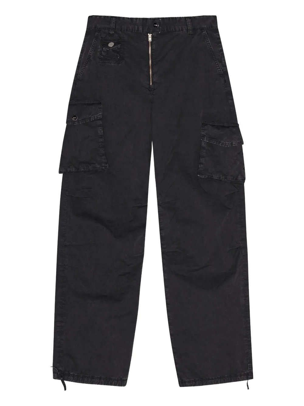 GANNI Cargo broek Zwart