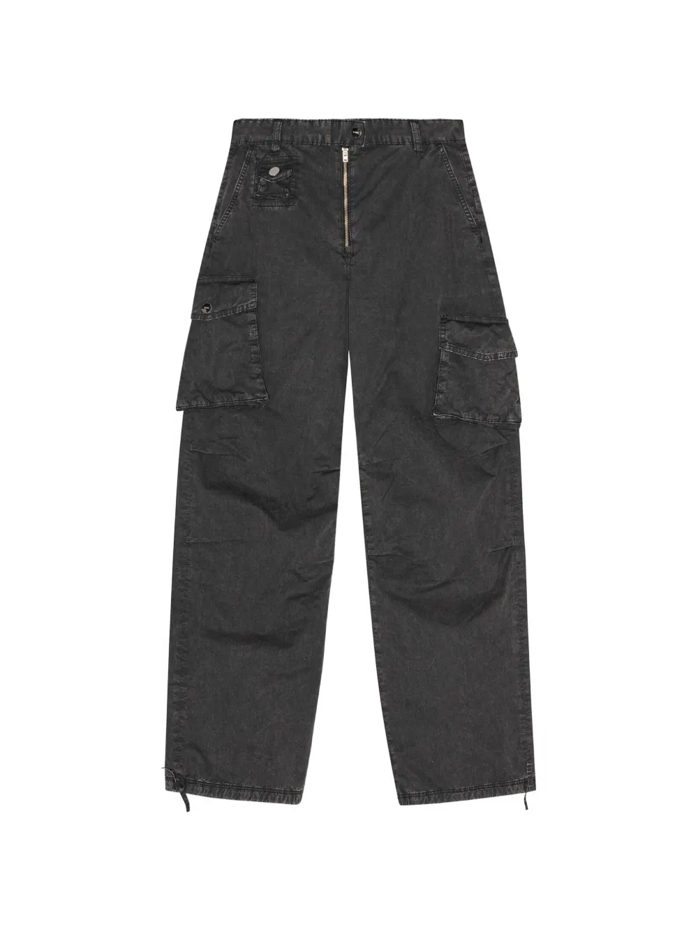 GANNI Cargo broek Zwart