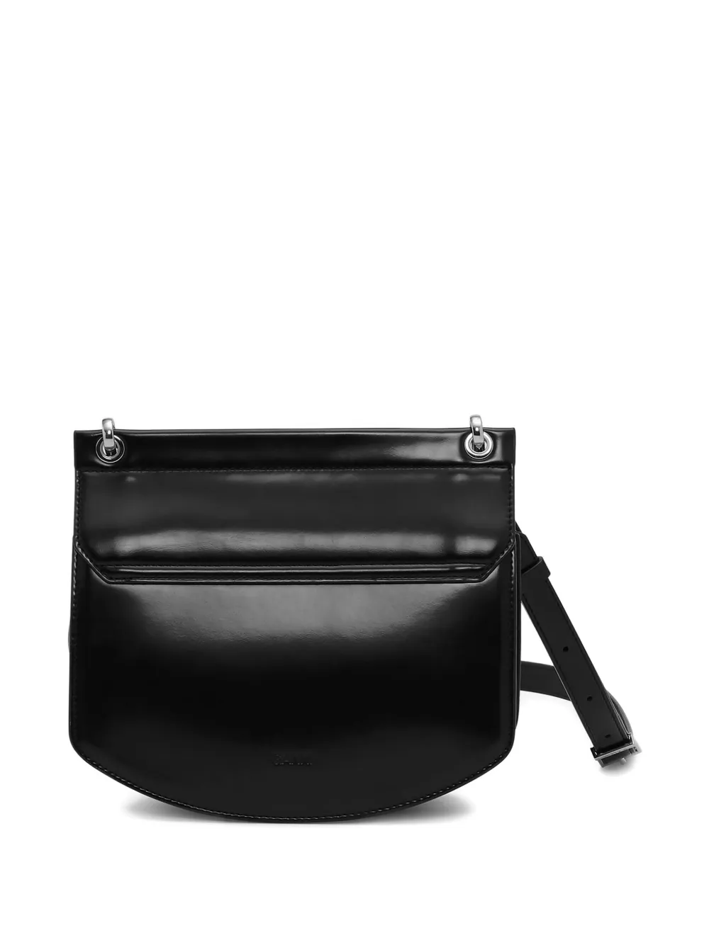 GANNI Crossbodytas met logoplakkaat Zwart