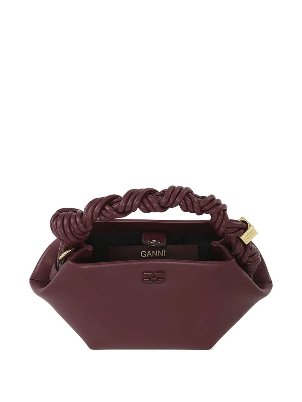 GANNI Bou mini-tas Rood
