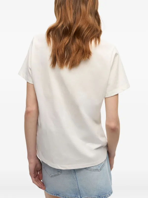 GANNI graphic-print T-shirt | White | FARFETCH