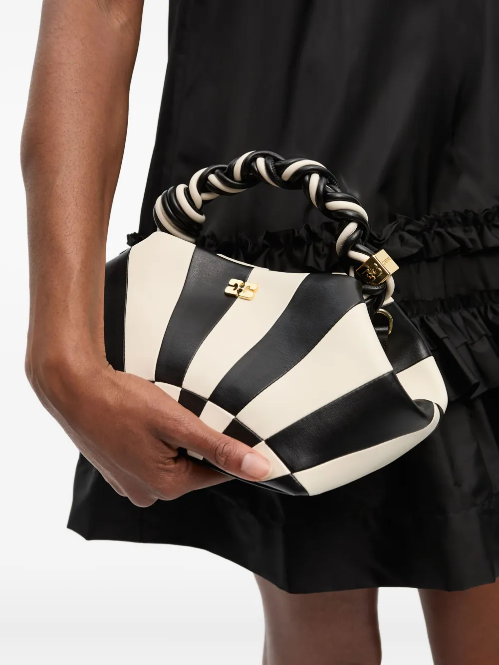 GANNI Kleine Bou crossbodytas Wit