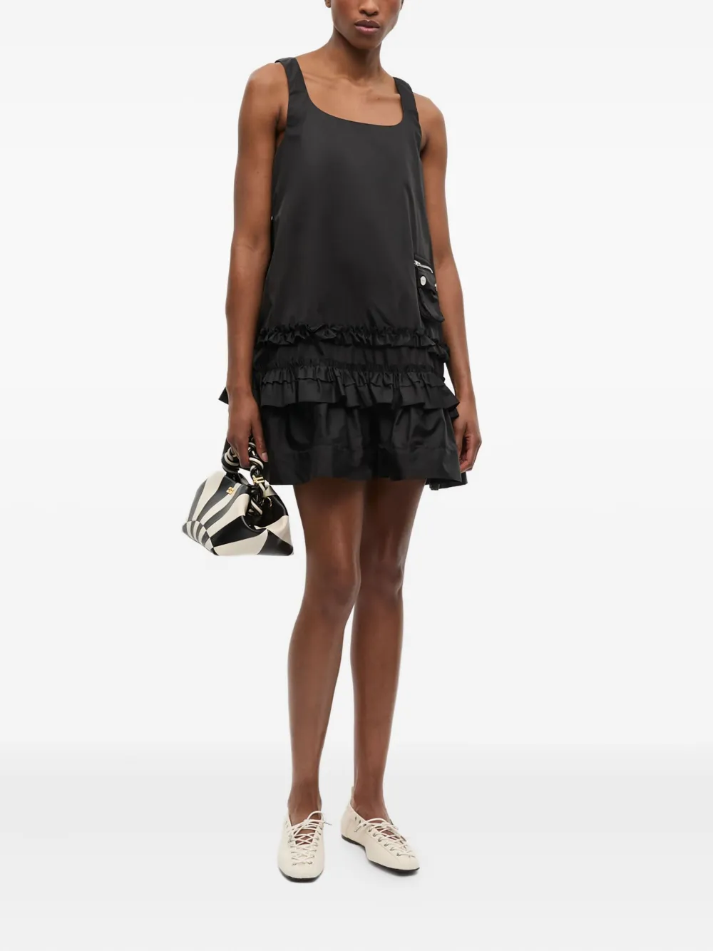 GANNI Bou shopper - Wit