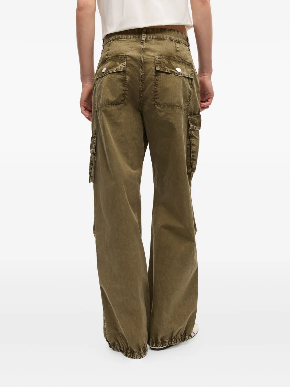 GANNI Cargo broek Groen