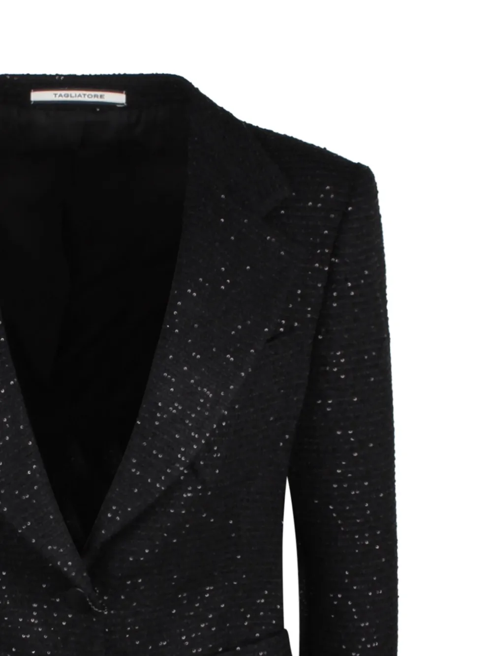 Tagliatore Blazer met enkele rij knopen Zwart