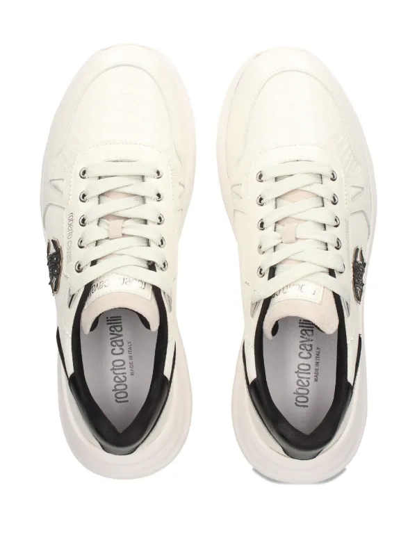 Roberto Cavalli Mirror Snake スニーカー | ホワイト | FARFETCH JP Roberto Cavalli Mirror Snake スニーカー | ホワイト | FARFETCH JP