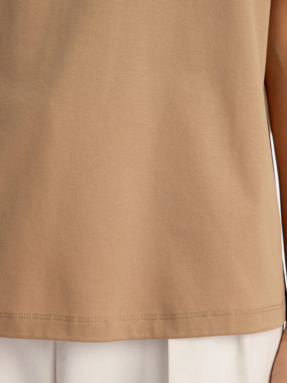 12 STOREEZ Katoenen T-shirt Beige