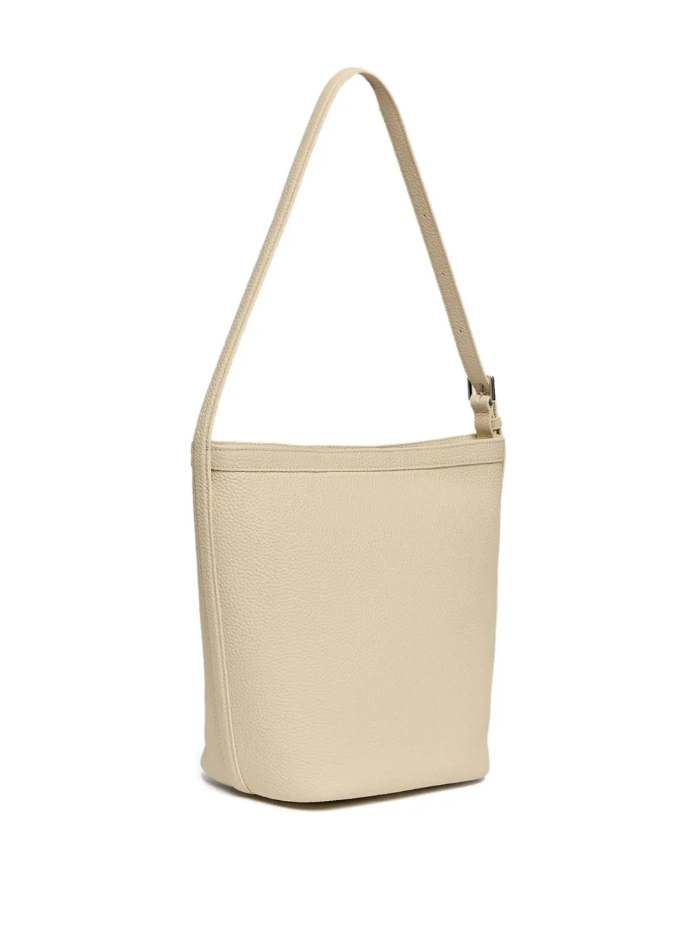 12 STOREEZ Leren bucket-tas Wit