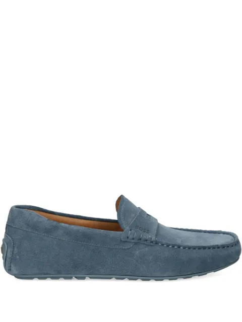 BOSS suede loafers