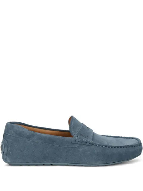 BOSS suede loafers