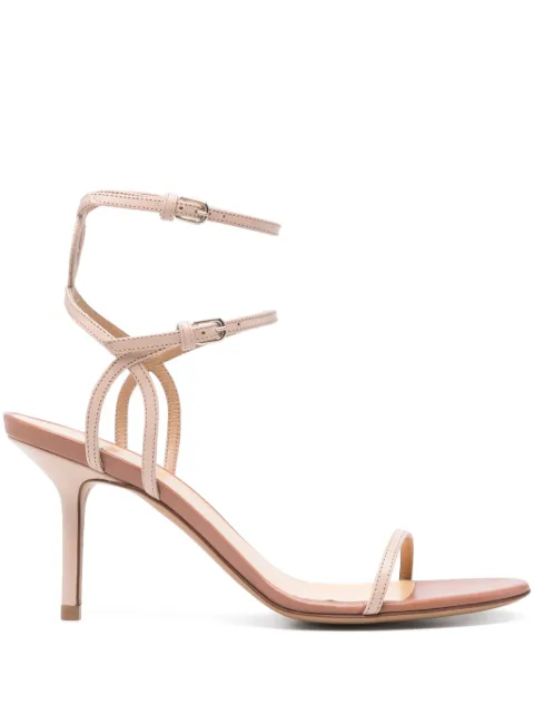 Francesco Russo 80mm leather sandals