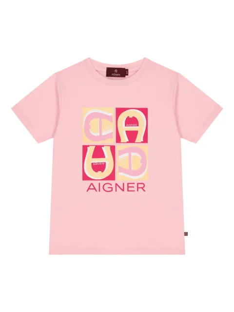 Aigner Kids تيشيرت بطبعة شعار الماركة