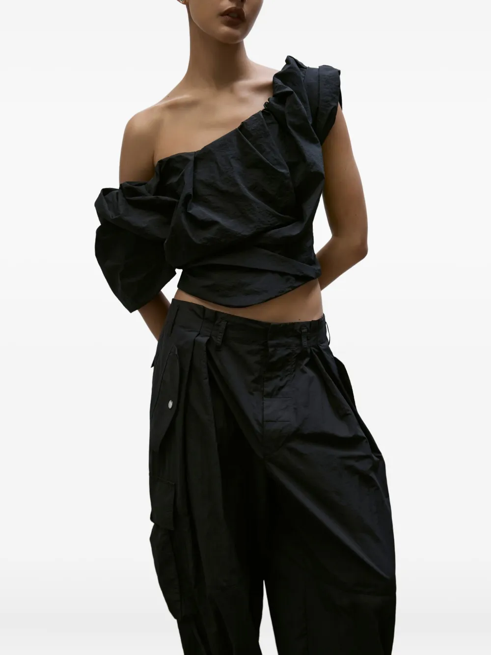 Paris Georgia Top Zwart