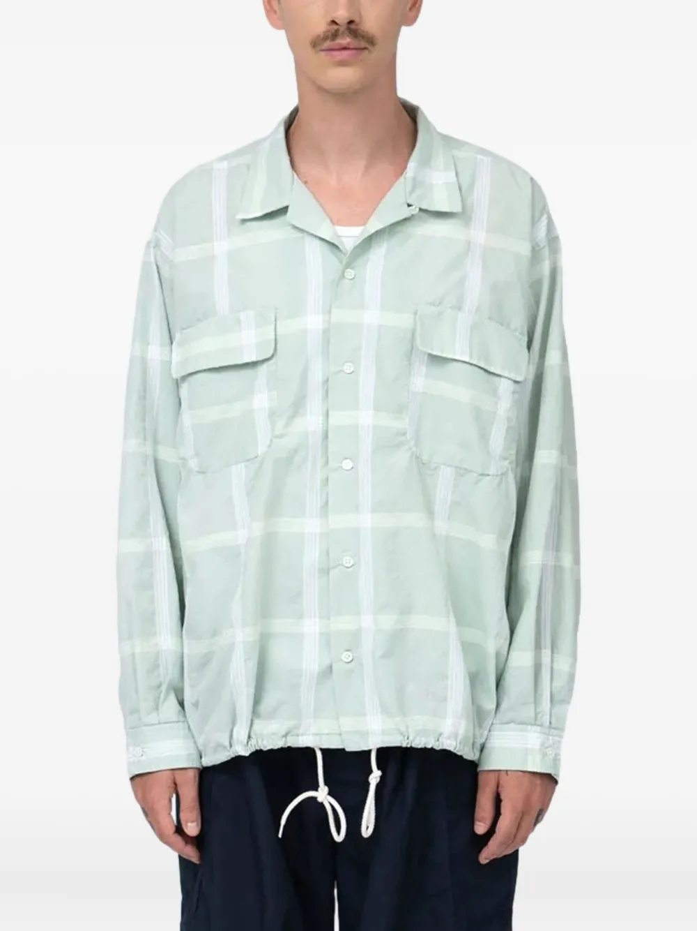 Nanamica Palaka check shirt - Groen