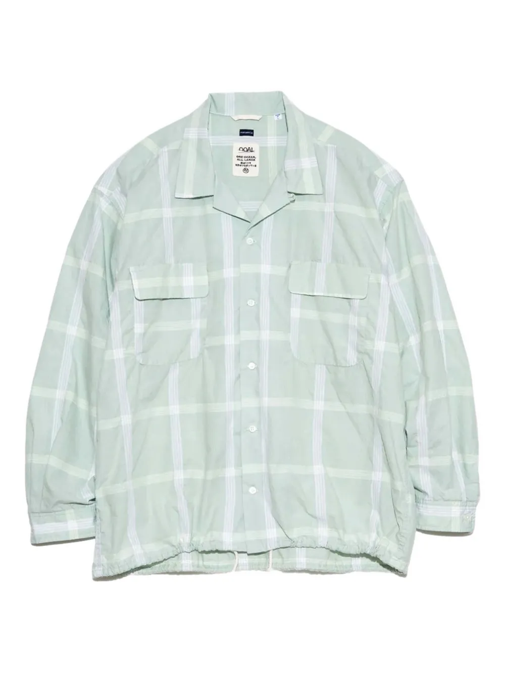 Nanamica Palaka check shirt | Green | Image 1