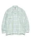 Nanamica Palaka check shirt - Green