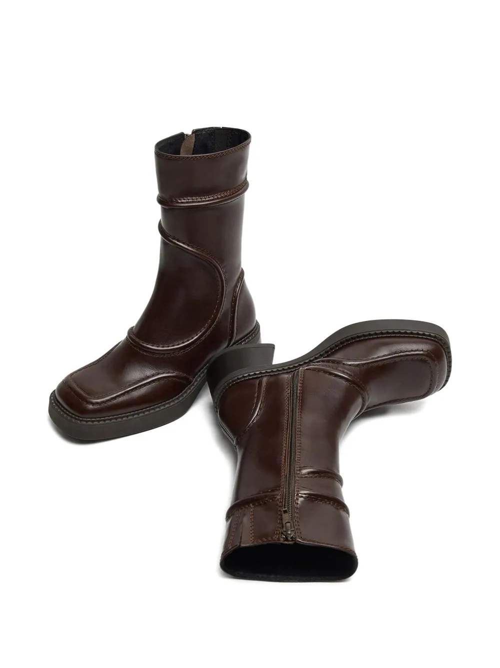 Miista 60mm Malene boots Brown