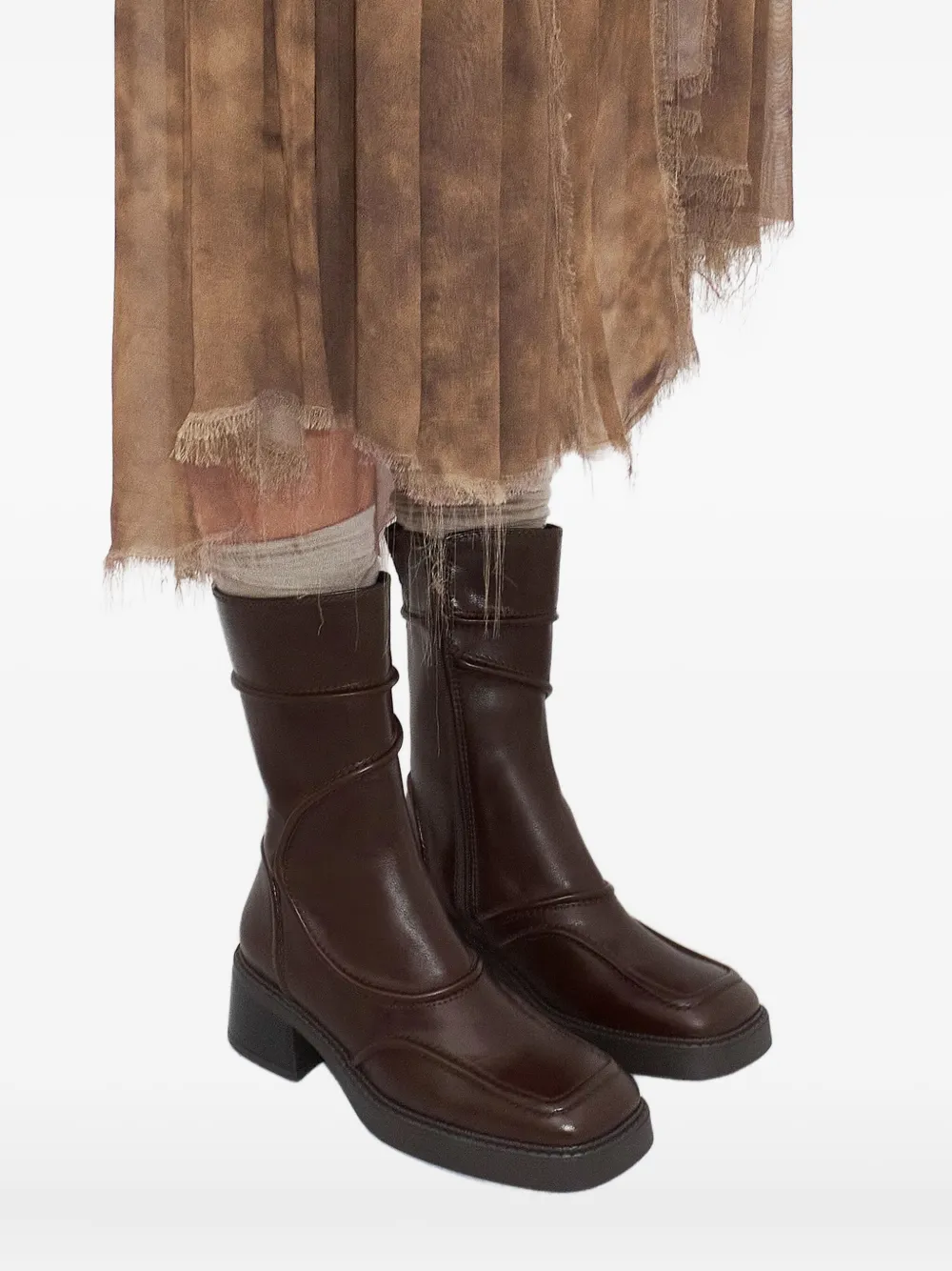 Miista 60mm Malene boots Brown