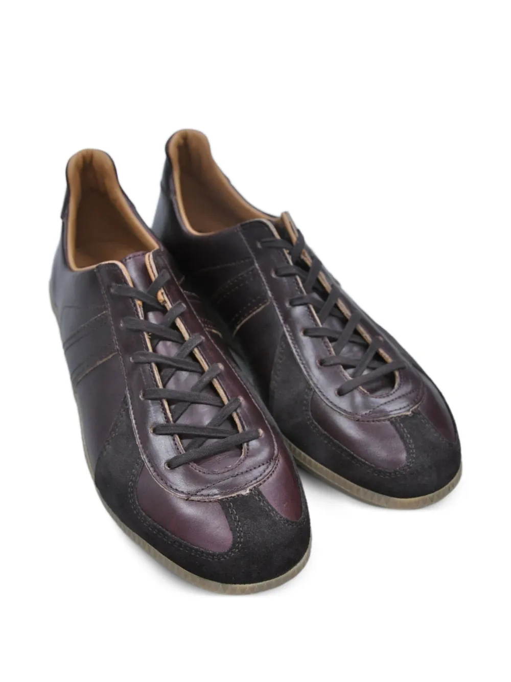 Reproduction of Found German Military leather panelled lace-up sneakers | Low-Tops | Image 2
