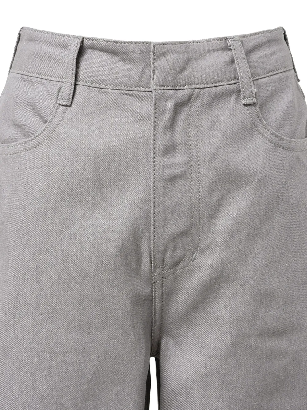 Amomento Pantalon met wijde pijpen Grijs