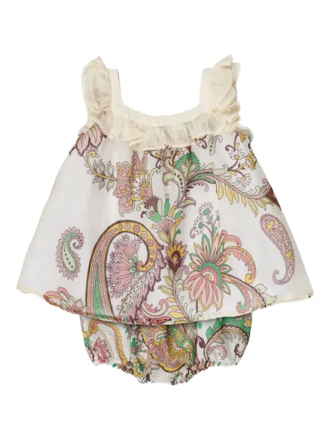 ETRO KIDS cotton short set 