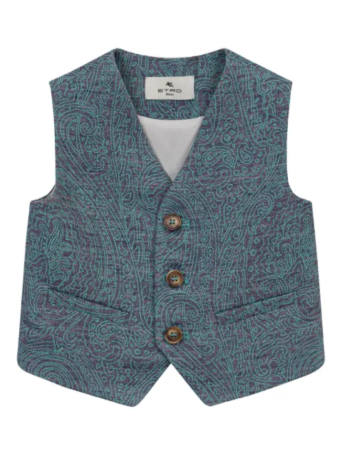 ETRO KIDS صديري قطن وكتان