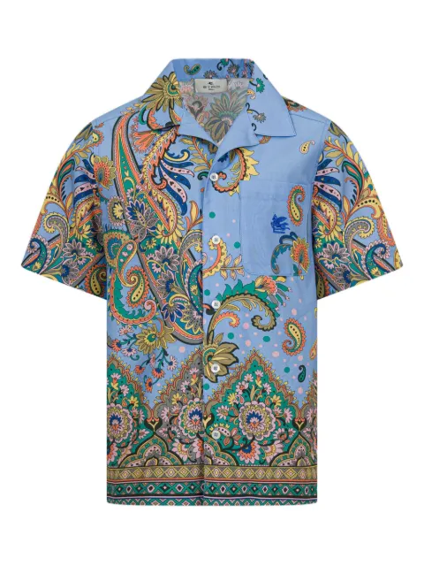 ETRO KIDS graphic-print cotton shirt