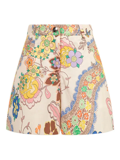 ETRO KIDS floral-print cotton shorts