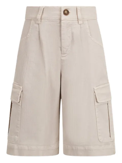 ETRO KIDS stretch-cotton shorts