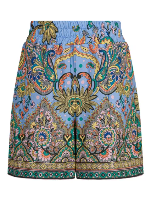ETRO KIDS graphic-print cotton shorts