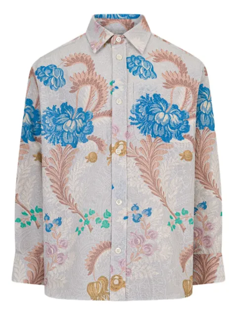 ETRO KIDS floral-print cotton shirt