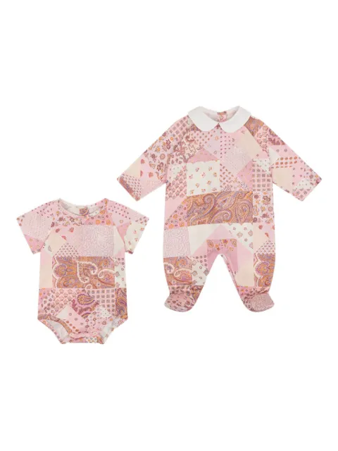 ETRO KIDS cotton babygrow set