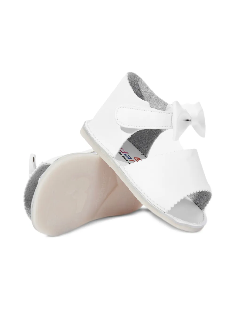 ANDANINES bow-detail sandals White